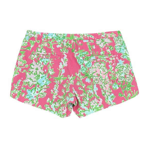 Lilly Pulitzer Sz 4 S Adie Shorts Flamingo Pink Southern Charm Preppy Summer - Picture 5 of 9